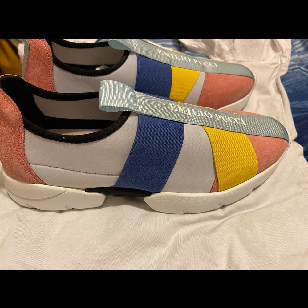 Emilio Pucci Strap Detail Sneaker